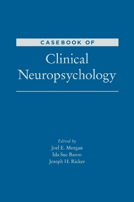 Casebook of Clinical Neuropsychology book