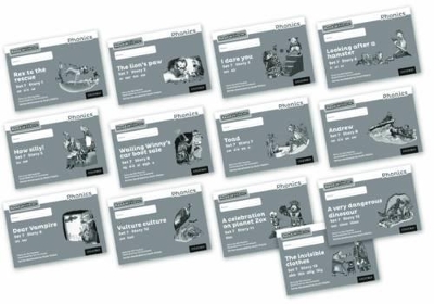 Read Write Inc. Phonics: Grey Set 7 Core Black & White Storybooks (Mixed Pack of 13) book