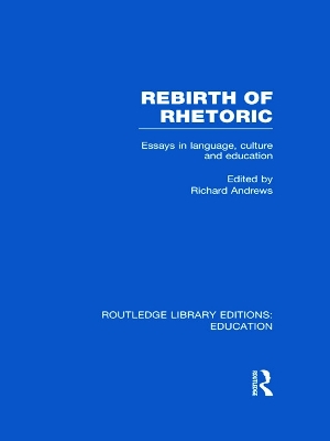 Rebirth of Rhetoric book