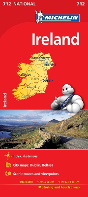 Ireland - Michelin National Map 712: Map book