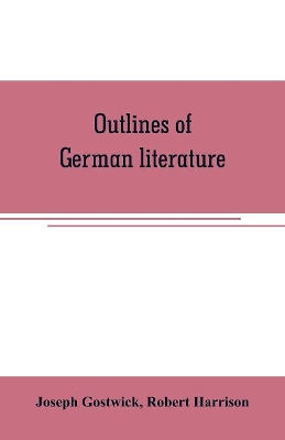 Outlines of German literature book