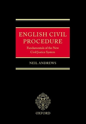 English Civil Procedure book