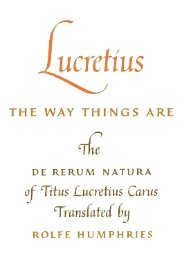 Lucretius: The Way Things Are book