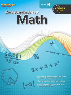 Core Standards for Math Grade 6 book