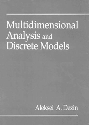 Multidimensional Analysis and Discrete Models book