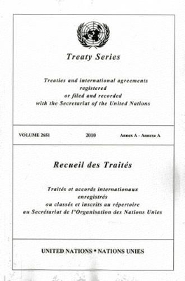 Treaty Series 2651 book