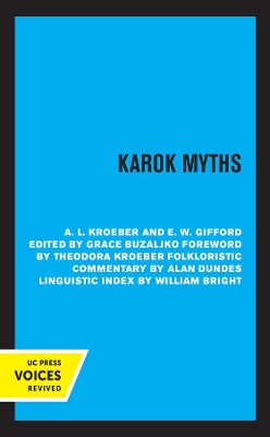 Karok Myths by A. L. Kroeber