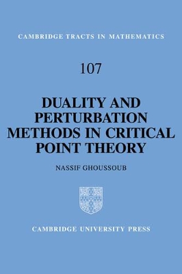 Duality and Perturbation Methods in Critical Point Theory book