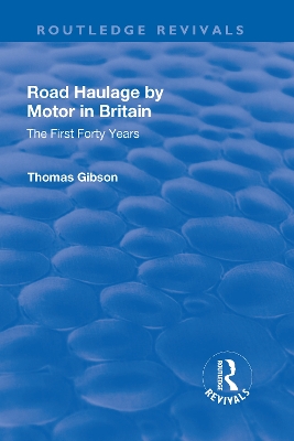 Road Haulage by Motor in Britain book