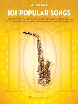 101 Popular Songs - Alto Saxophone book