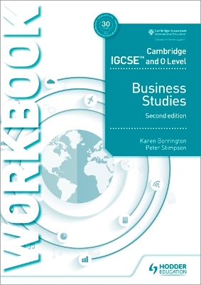 Cambridge IGCSE and O Level Business Studies Workbook 2nd edition book