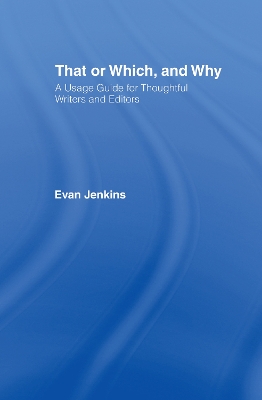 That or Which, and Why book