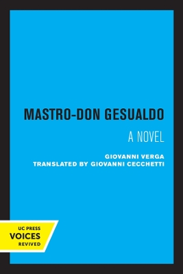 Mastro-Don Gesualdo: A Novel by Giovanni Verga