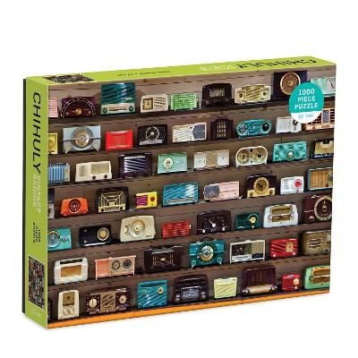 Chihuly Vintage Radios 1000 Piece Puzzle book