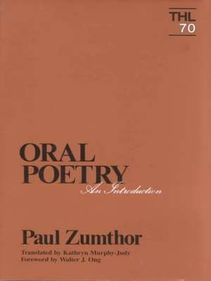 Oral Poetry book