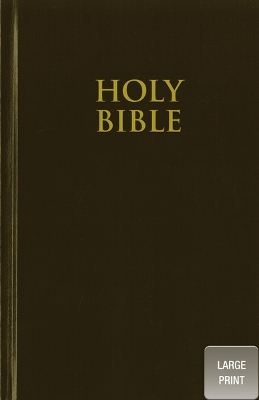 NIV, Pew Bible, Large Print, Hardcover, Blue by Zondervan Publishing