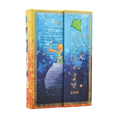 2026 Saint-Exupéry, The Little Prince (Embellished Manuscripts Collection) Mini 12-month Day-at-a-Time Hardcover Flexi Dayplanner 2026 (Wrap Closure) book