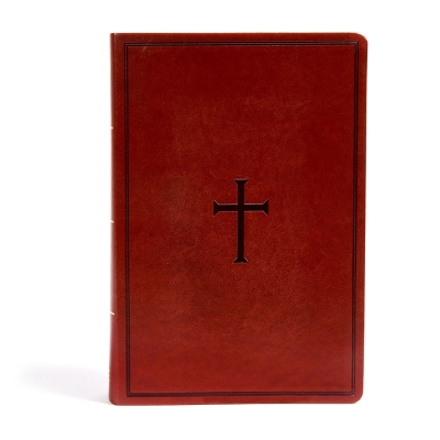 KJV Super Giant Print Reference Bible, Brown LeatherTouch, Indexed by Holman Bible Staff