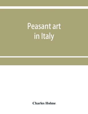 Peasant art in Italy book