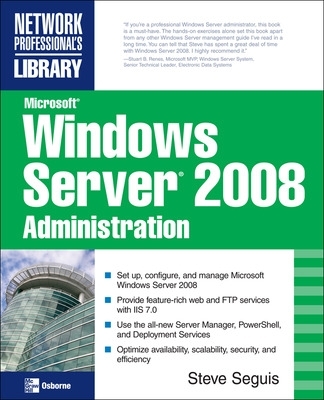 Microsoft Windows Server 2008 Administration book