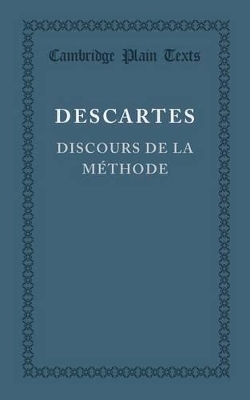 Discours de la méthode book