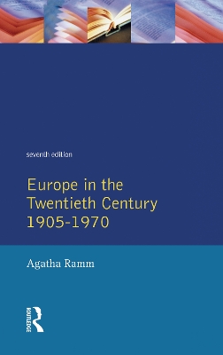 Grant and Temperley's Europe in the Twentieth Century 1905-1970 by Arthur James Grant