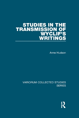 Studies in the Transmission of Wyclif's Writings book