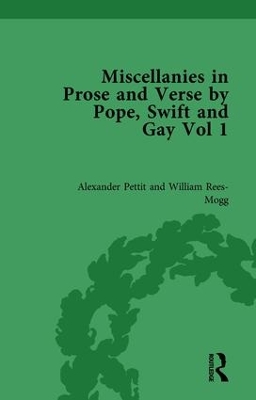 Miscellanies in Prose and Verse by Pope, Swift and Gay book