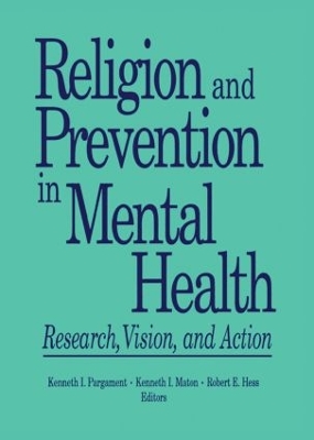 Religion and Prevention in Mental Health book