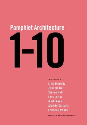 Pamphlet Architecture book