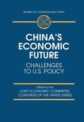 China's Economic Future by Joint Economic Committee Congress of the United States