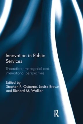Innovation in Public Services book