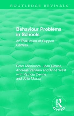 Behaviour Problems in Schools by Peter Mortimore