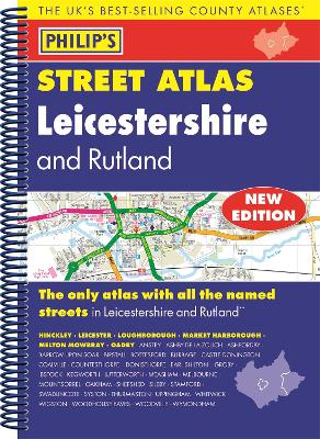 Philip's Street Atlas Leicestershire and Rutland book