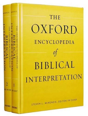 Oxford Encyclopedia of Biblical Interpretation book