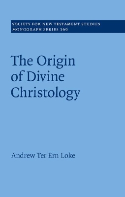 Origin of Divine Christology book