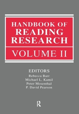 Handbook of Reading Research by Rebecca Barr