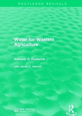 Water for Western Agriculture book