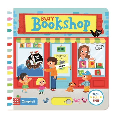 Busy Bookshop: A Push, Pull, Slide Book book