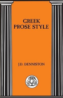 Greek Prose Style book