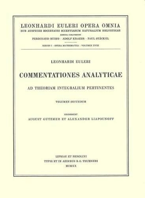 Commentationes geometricae 1st part book