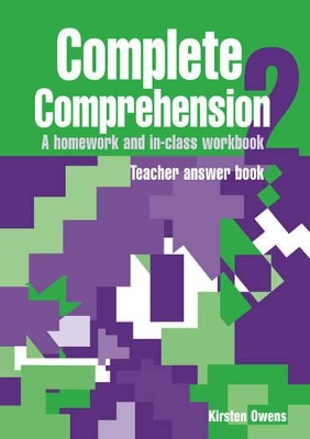 Complete Comprehension 2 Teacher Answer Book : Teacher Answer Book book
