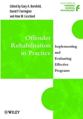 Offender Rehabilitation in Practice book