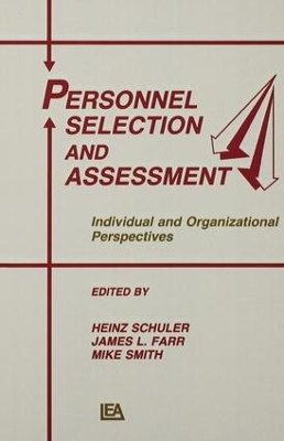 Personnel Selection and Assessment book