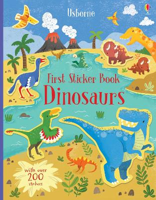 First Sticker Book Dinosaurs book