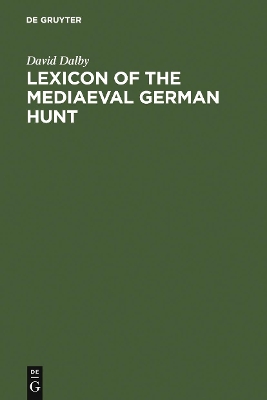 Lexicon of the Mediaeval German Hunt book