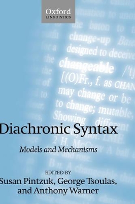 Diachronic Syntax by Susan Pintzuk