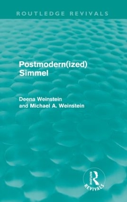 Postmodernized Simmel book