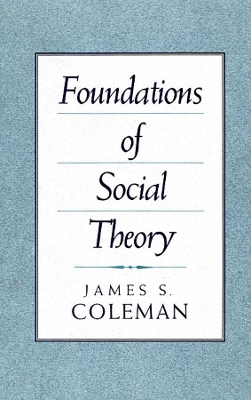 Foundations of Social Theory book