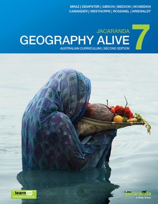 Jacaranda Geography Alive 7 Australian Curriculum 2E LearnON & Print book